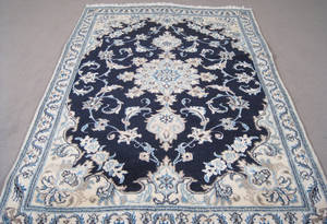 Persisk Nain med silke 154 x 100 cm