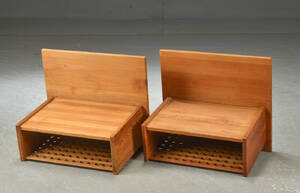 Trip Trap. Et par sengeborde af teaktræ 2 