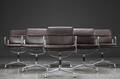 Charles Eames. Sæt på seks armstole, Model EA-208 6 