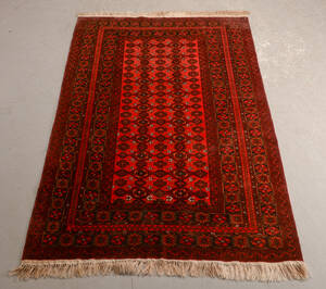 Afghansk tæppe 232x158 cm.