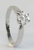 Solitairering, ca. 0.70 ct.