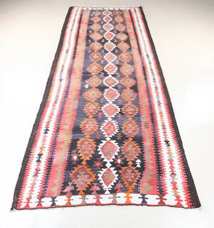 Persisk Harsin Kelim tæppe 295x133 cm.