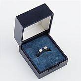 Ring 18 k vitguld briljanter