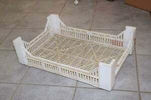 Förgroningslådor plast vit, 10 st, staplingsbara, 60x40x15 cm