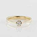 Ring 14 k guld briljant