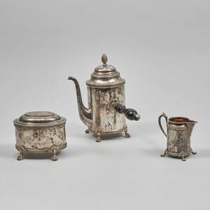 Kaffeservis, 3 delar
