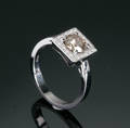 Diamantring, ca. 1.12 ct.