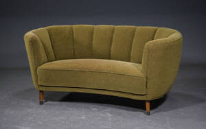 Bananformet sofa, Bøg velour