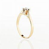 Ring 18 k guld briljant