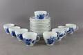 Kaffekoppar 9 st och fat 12 st Royal Copenhagen 