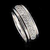 Ring 18 k vitguld briljanter