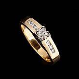 Ring 18 k guld diamanter