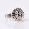 Ring 18 k vitguld diamanter