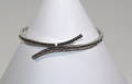  ARMRING, silver markasiter.