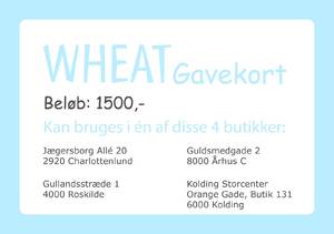 Gavekort til Wheat børnetøj