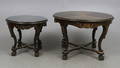  BORD, 2 st, chippendale-stil, 1900-talets första hälft.