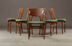Dansk møbelproducent, spisestole, teaktræ, brugsspor 5