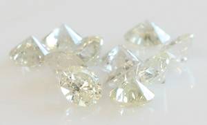 11 uindfattede brillanter på ialt ca. 2.07 ct. 11