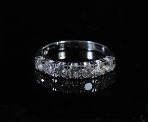 Ring, Diamanter, 1.02 ct, 14K vitguld 