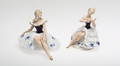  FIGURINER, 2 st, porslin, Wallendorf, Tyskland.