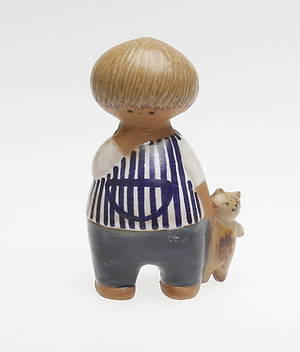 LISA LARSON. Figurin, stengods, Malin, Gustavsberg.