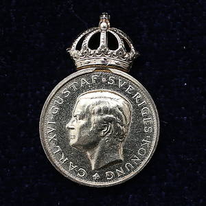  MEDALJ, 23 k guld, 4,25 gram.