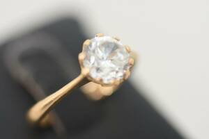 Guldring 18K ca 3,3gr