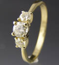 Brillant ring ca. 0.52 ct.