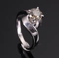 Diamant solitairering, ca. 1.51. ct