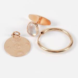 GULDFÖREMÅL 18k 4.0g inkl. sten