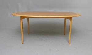  BORD, Ovalen, björk, Carl Malmsten, 1900-tal.