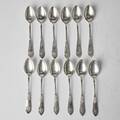 Teskedar, silver