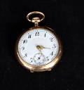  DAMUR, Schweiz omkring 1900, 14k guld.