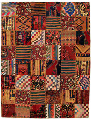  MATTA, Persisk, Patchwork, 313x238 cm.