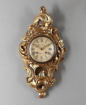  VÄGGPENDYL, rokokostil, 1900-tal.