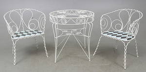  CAFESTOLAR, samt bord, 3 delar.