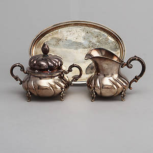  SILVER, 3 delar. Vikt ca 310 gram.