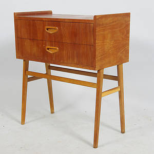  HALLBYRÅ, teak, 1900-talets mitt.