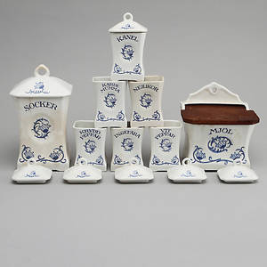  KRYDDSET, 8 delar, Rörstrand.