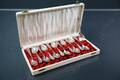 SLOTTSBAROCK, kaffeskedar, 12 st, silver, CG Hallberg, bl.a. 1951, 198 g