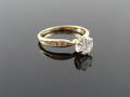  SOLITAIRE DIAMOND RING 0,75cts.