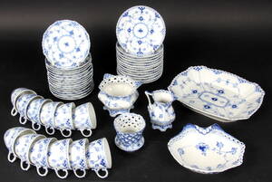 Royal Copenhagen Musselmalet helblonde. Kaffeservice m fade mm 45