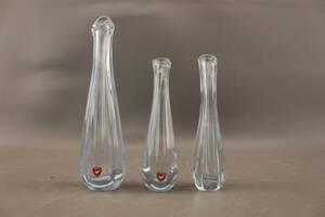 Vaser i kristall Orrefors 3 st