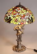  TISCHLAMPE, im Tiffany Stil.