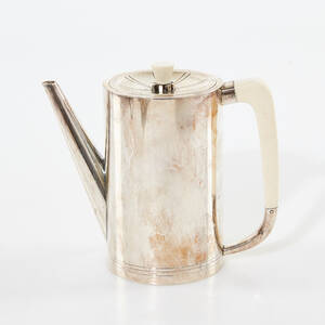 Hans Hansen kaffekanna i silver