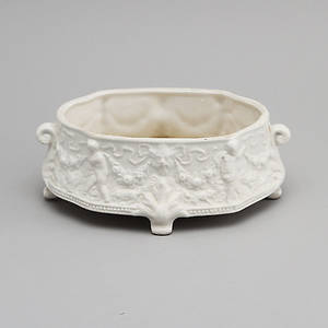  SKÅL, flintgods, 1900-tal.