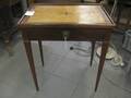 Sybord, gustaviansk stil med intarsia 58x40