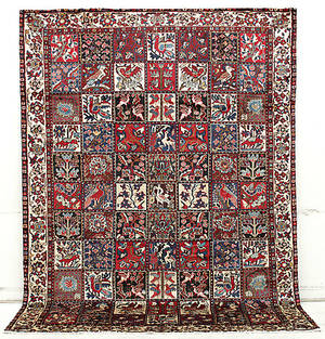  MATTA, Persisk, figural Baktiari, 285 x 212 cm.