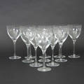  RÖDVINSGLAS, 11 stycken, Chateau, Bertil Vallien, Kosta Boda.