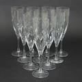  CHAMPAGNEGLAS, 10 stycken, Chateau, Bertil Vallien, Kosta Boda.